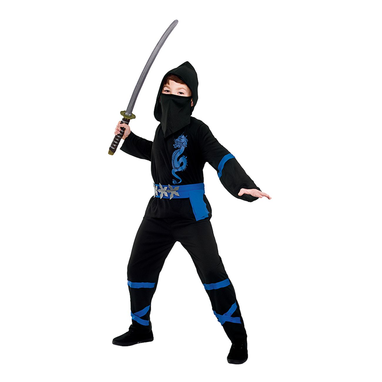 svartbla-power-ninja-barn-maskeraddrakt-78172-1