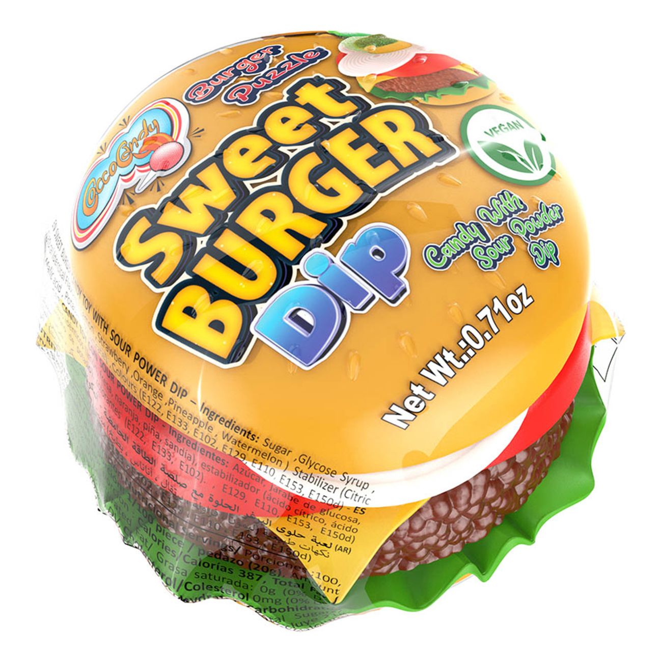 Sweet Burger Sour Powder Dip