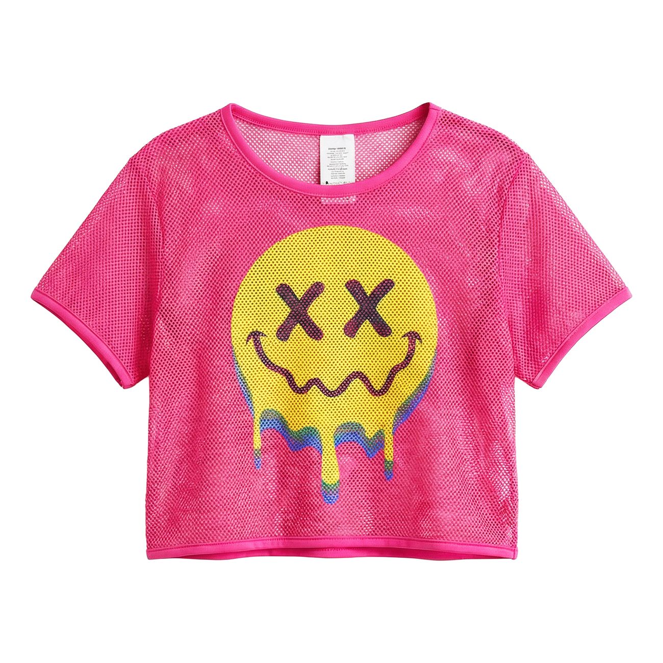 T-shirt i Mesh Acid Dam