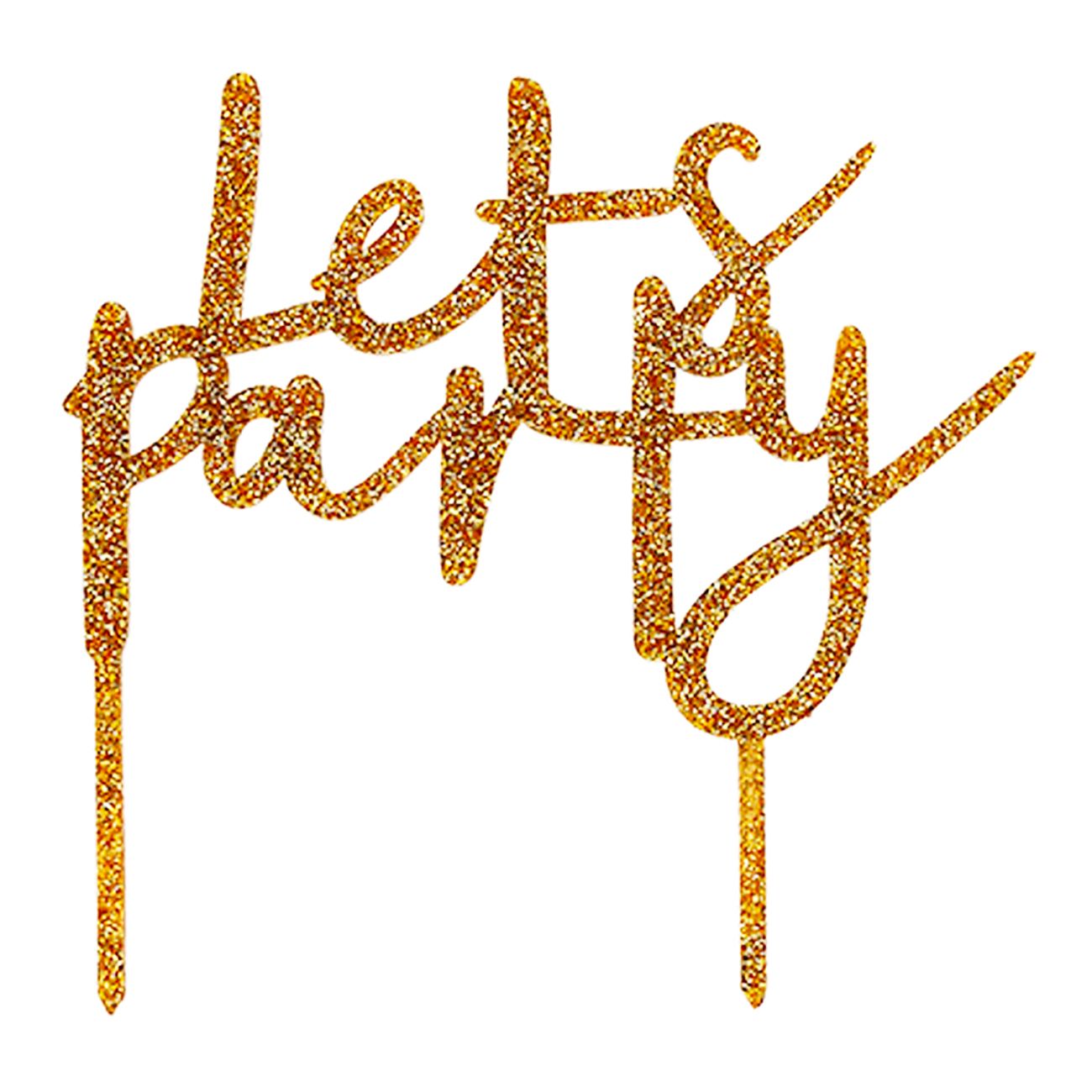 tartdekoration-lets-party-i-akryl-guld-glitter-83898-1