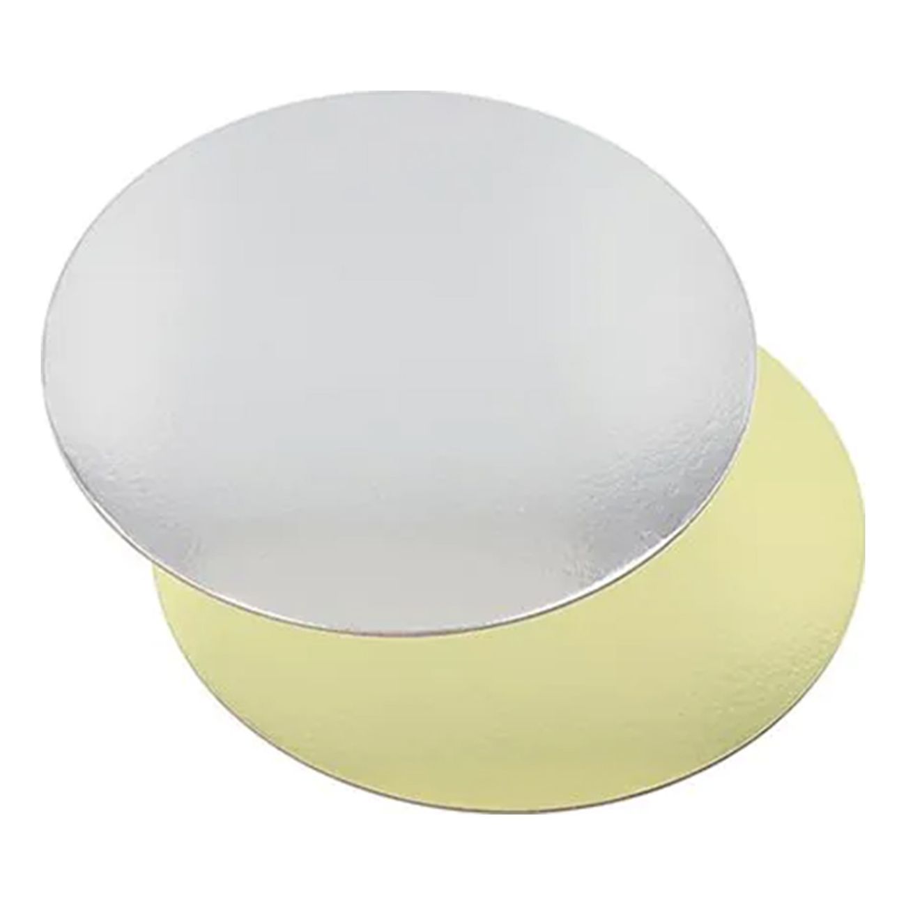 Tårtfat Runt Silver/Guld