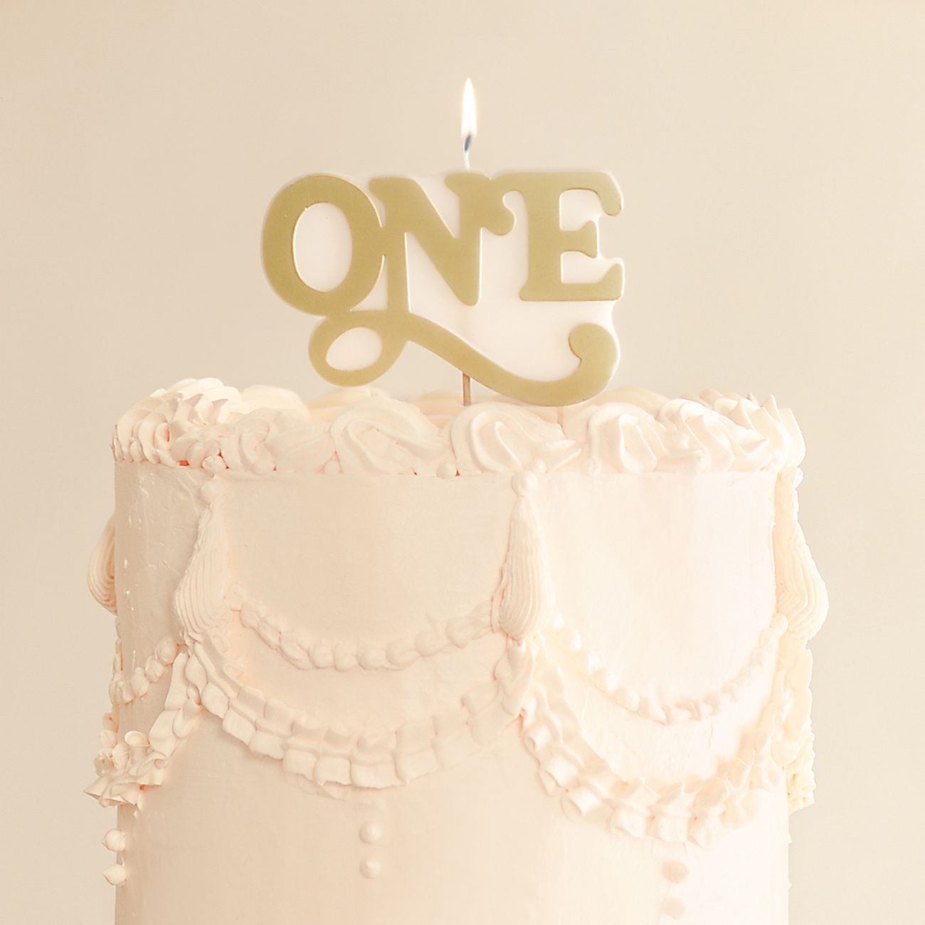 Tårtljus One Guld