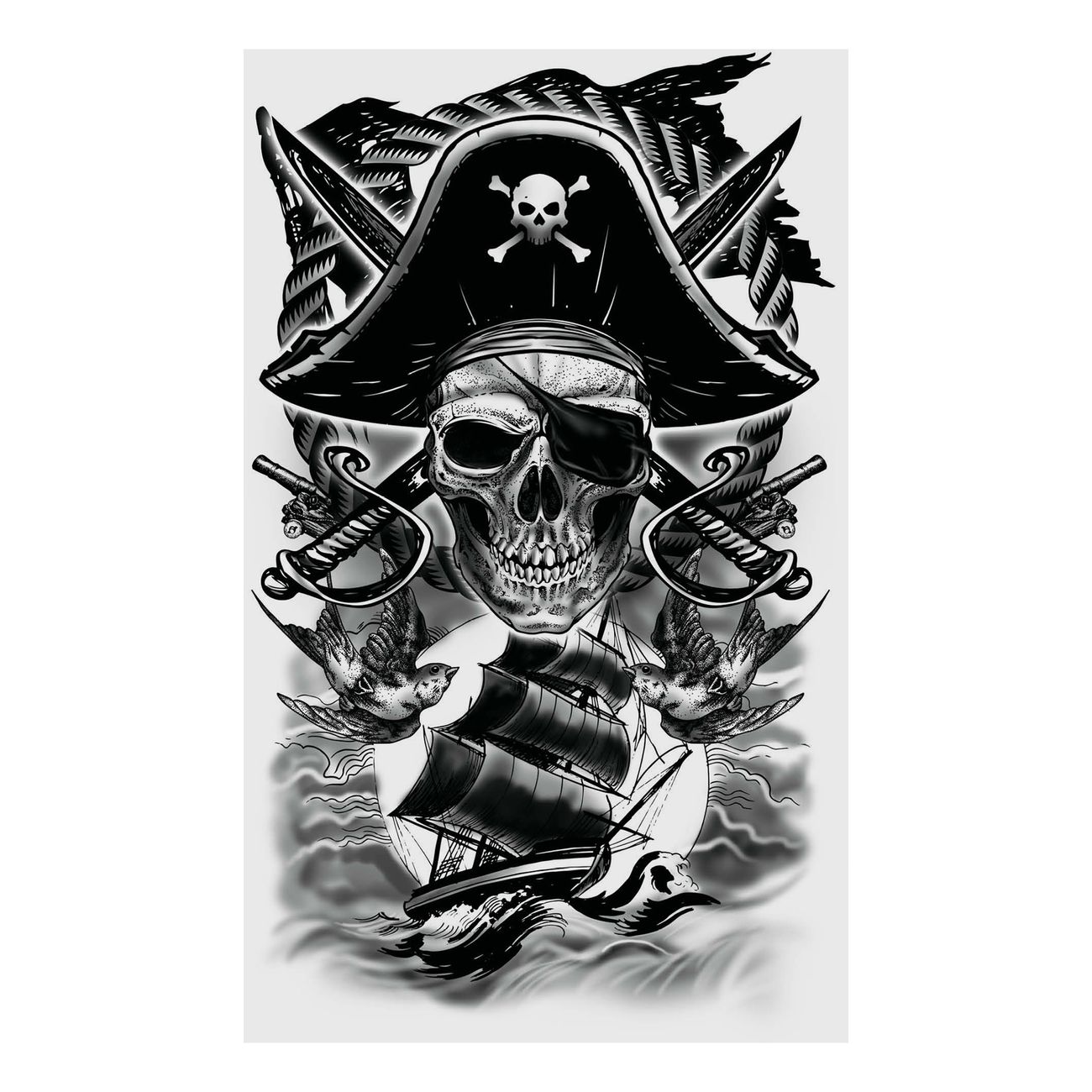 Tatovering Pirat