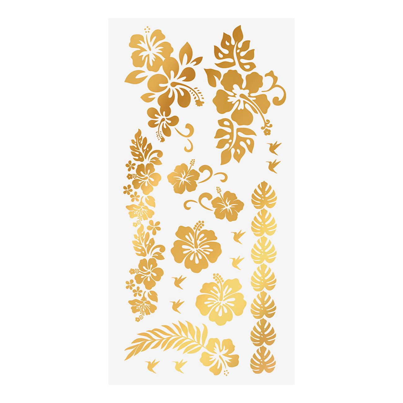 Tatueringar Blommor Guld