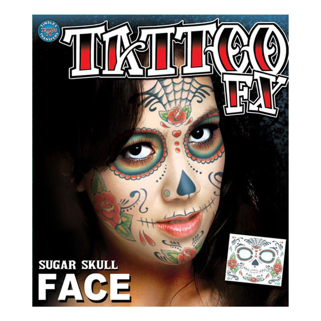 tatueringar-for-ansikte-sugar-scull-1