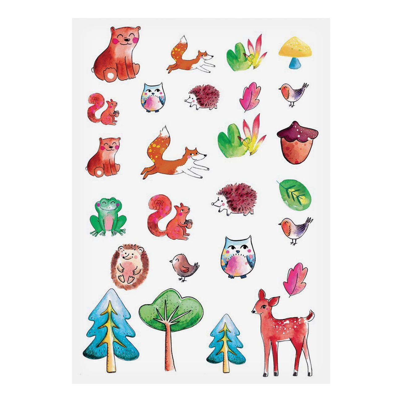 Tatueringar Skogsdjur