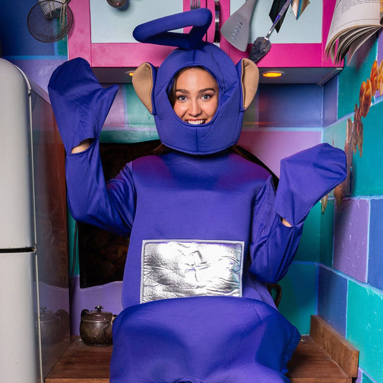 Teletubbies Tinky Winky Maskeraddräkt