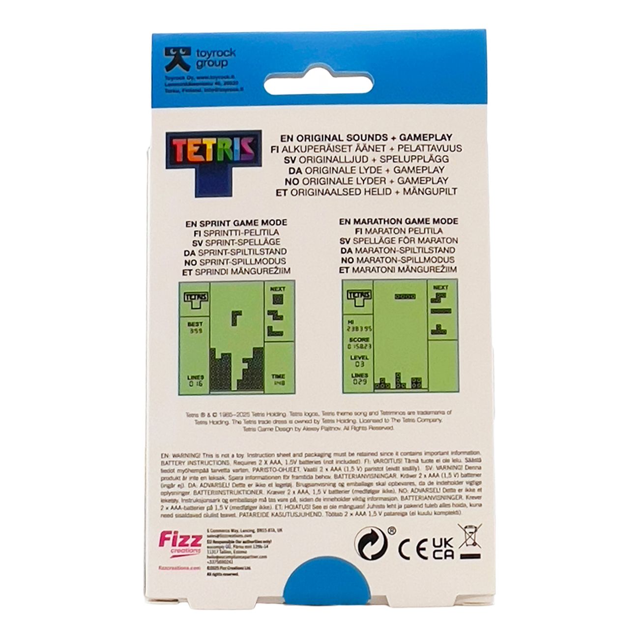 Tetris Arcade på Nyckelring