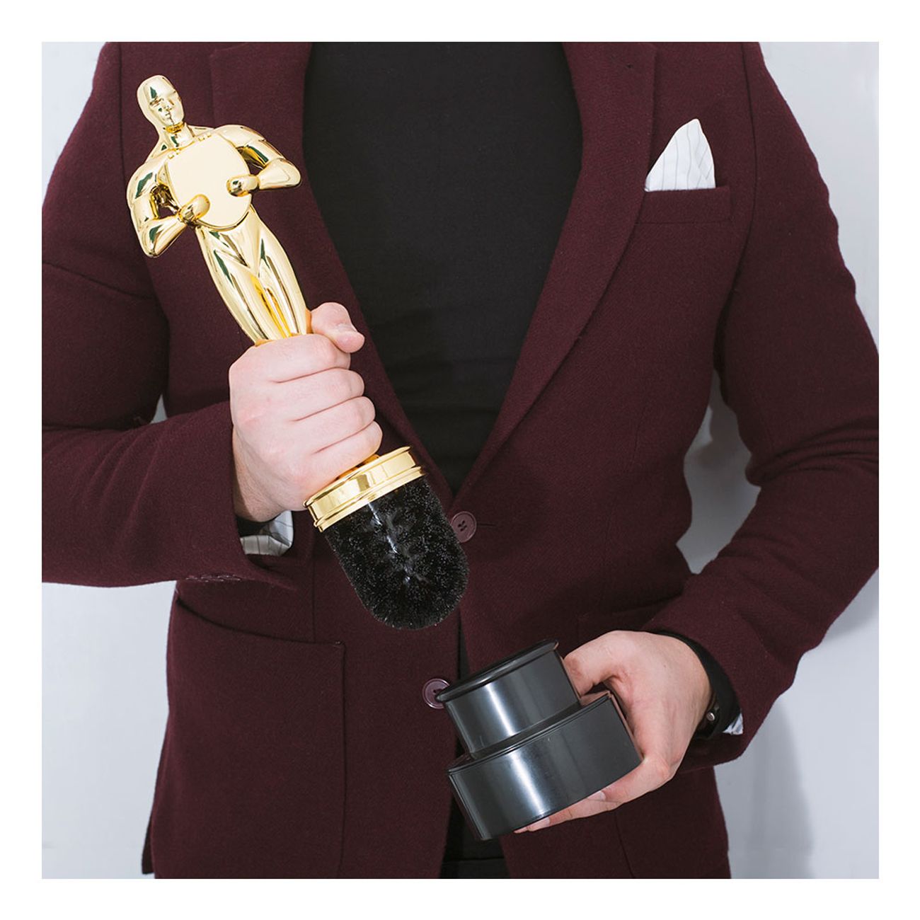Toalettbørste Oscarstatuett