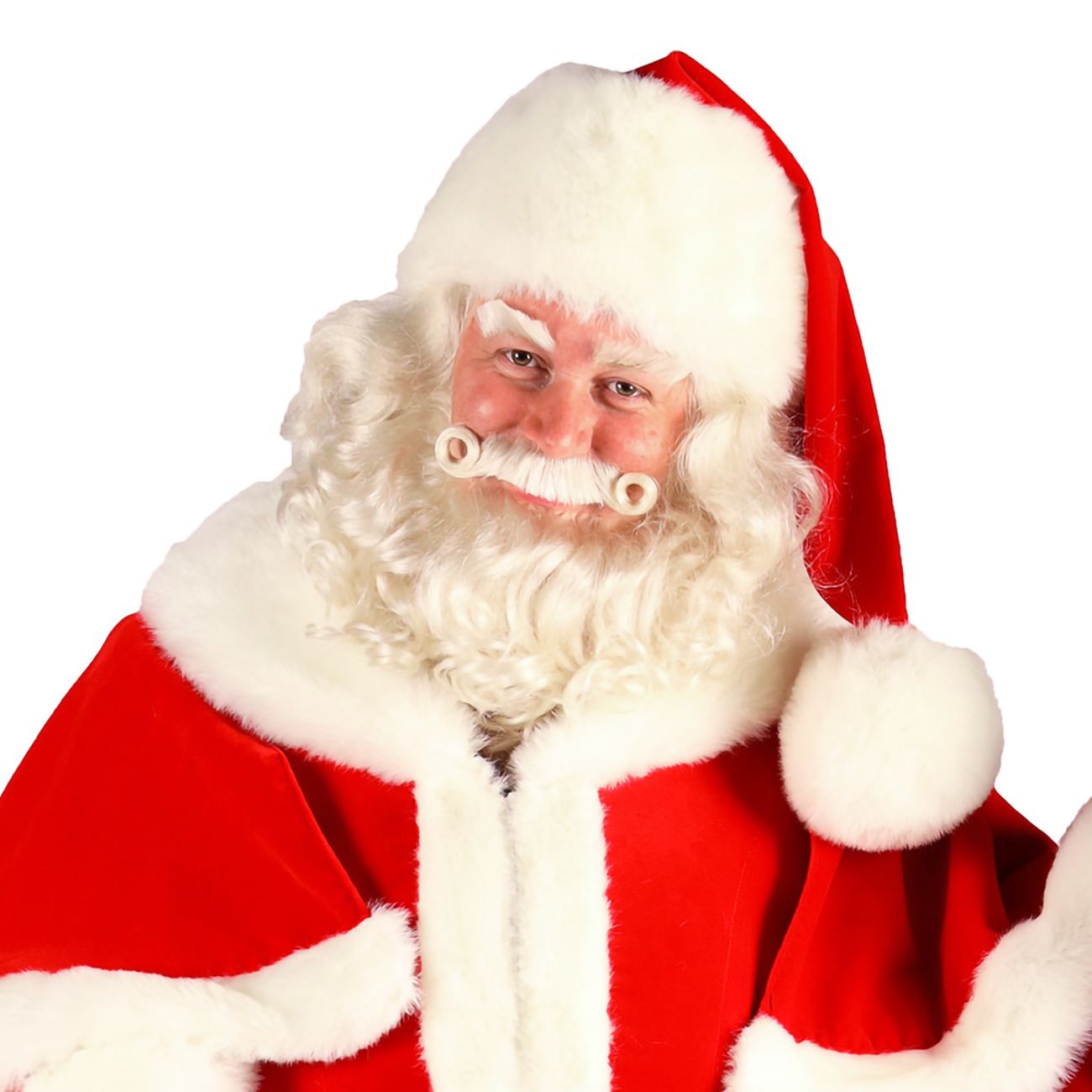 Tomtedräkt med Kappa Röd Deluxe