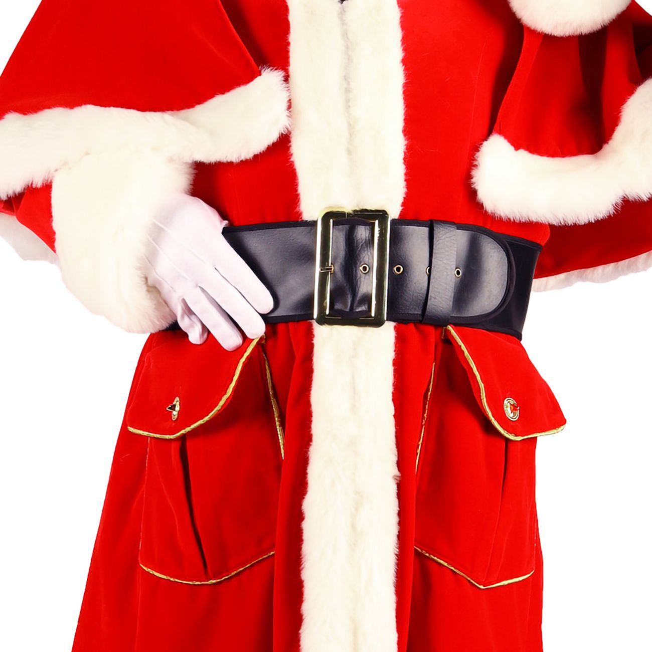 Tomtedräkt med Kappa Röd Deluxe