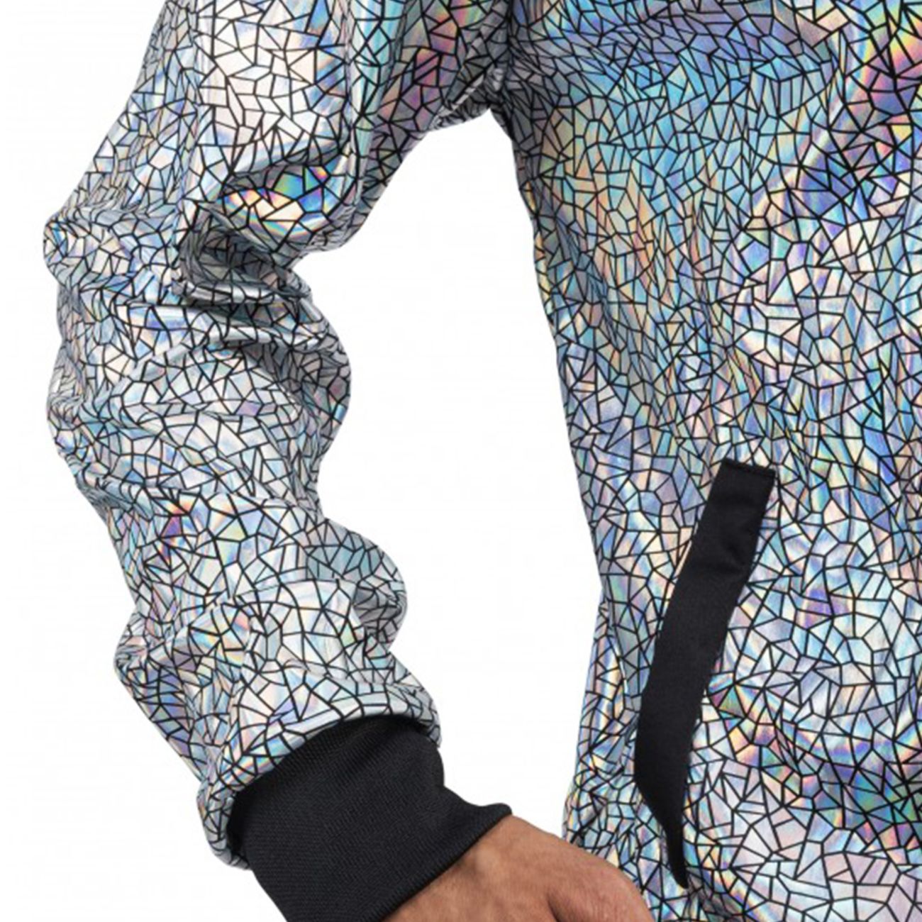 Tracksuit Geometrisk Iridescent Silver