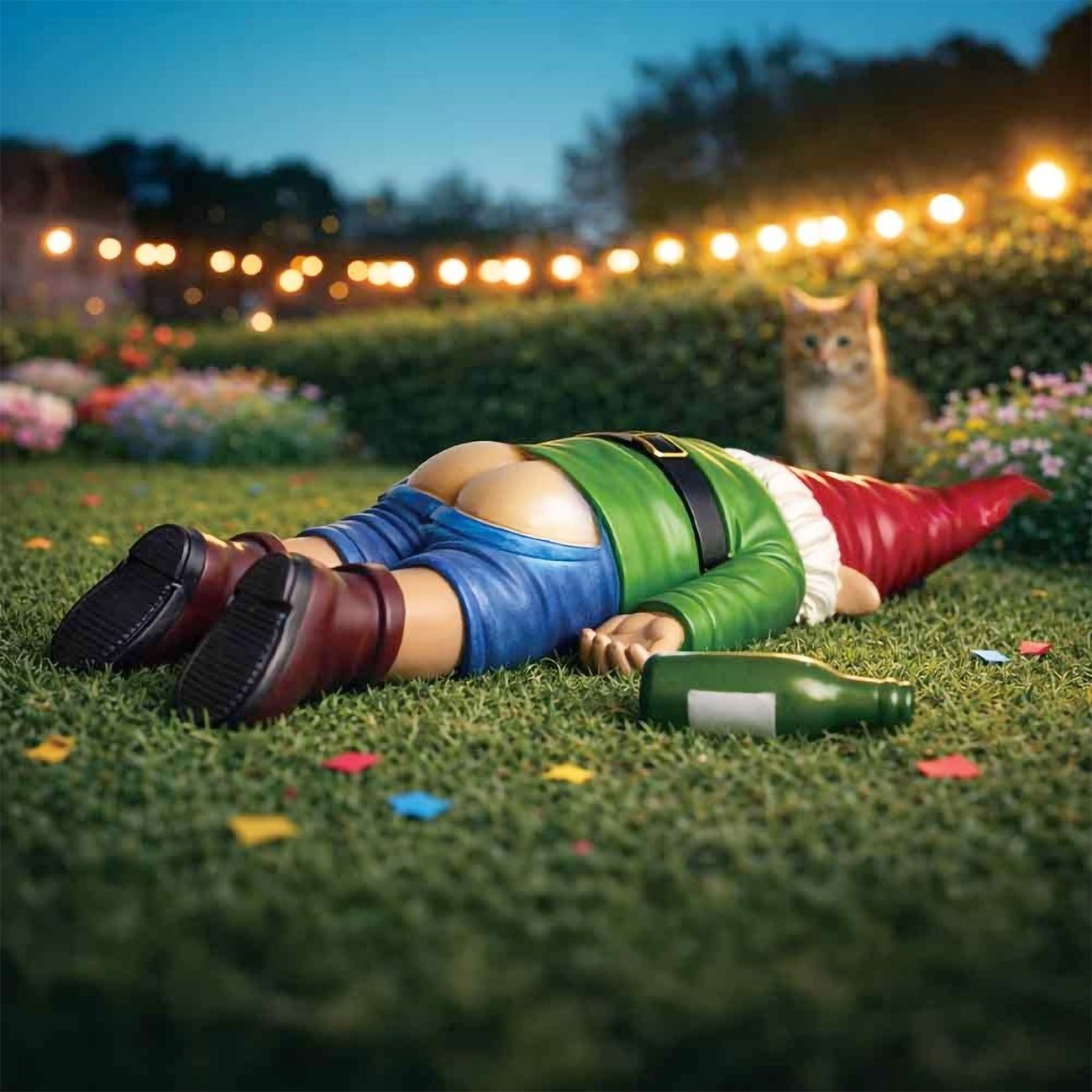 Trädgårdstomte Däckad