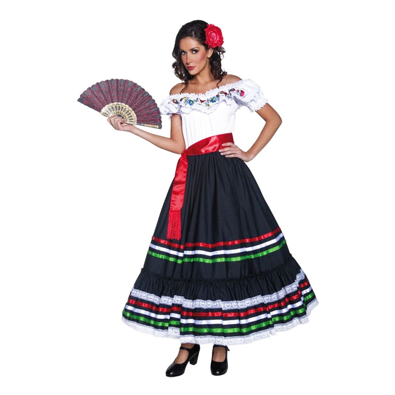 Interessant Junction Sømil Traditionel Mexicansk Pige Kostume | Partykungen