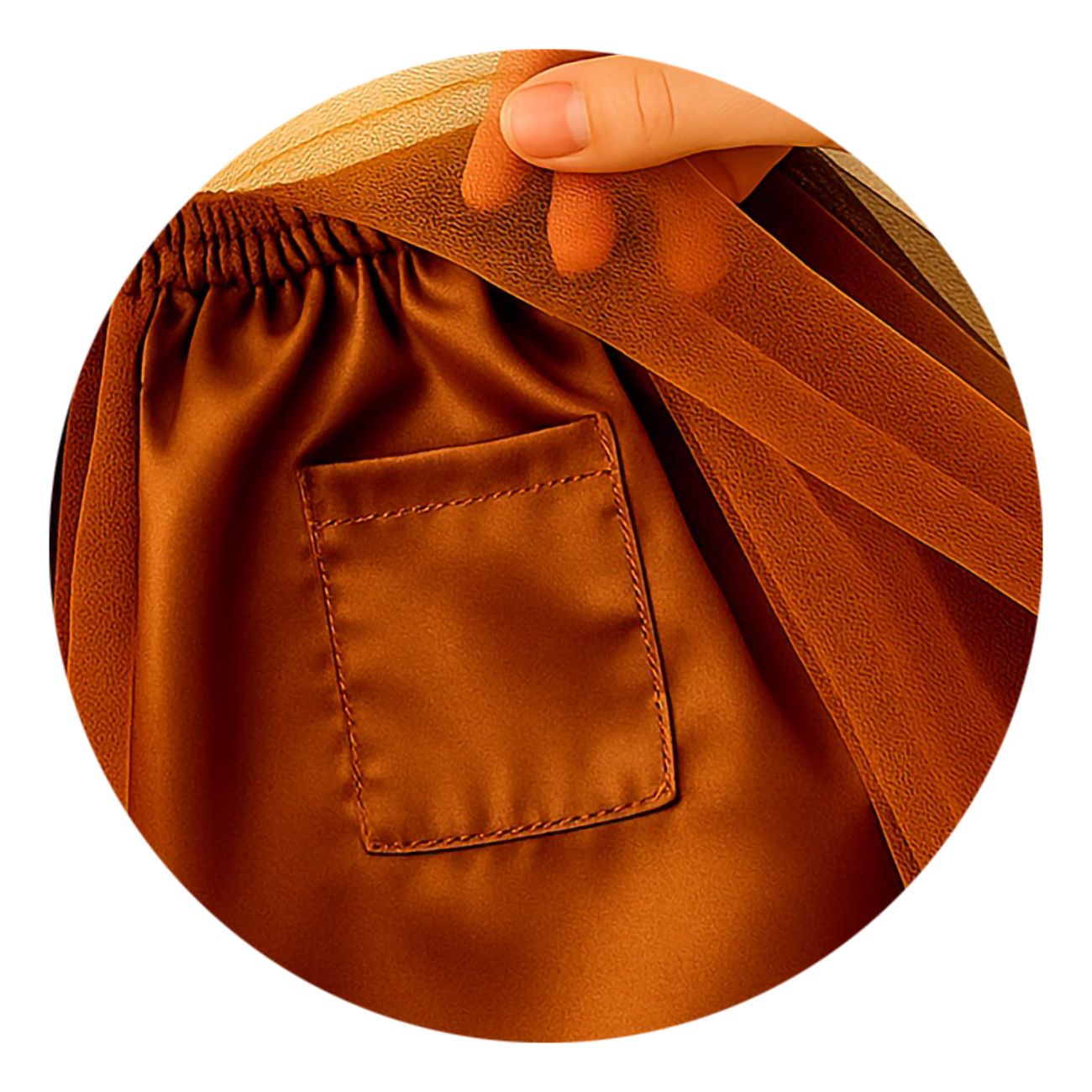 Tyllskjørt Mørkebrun