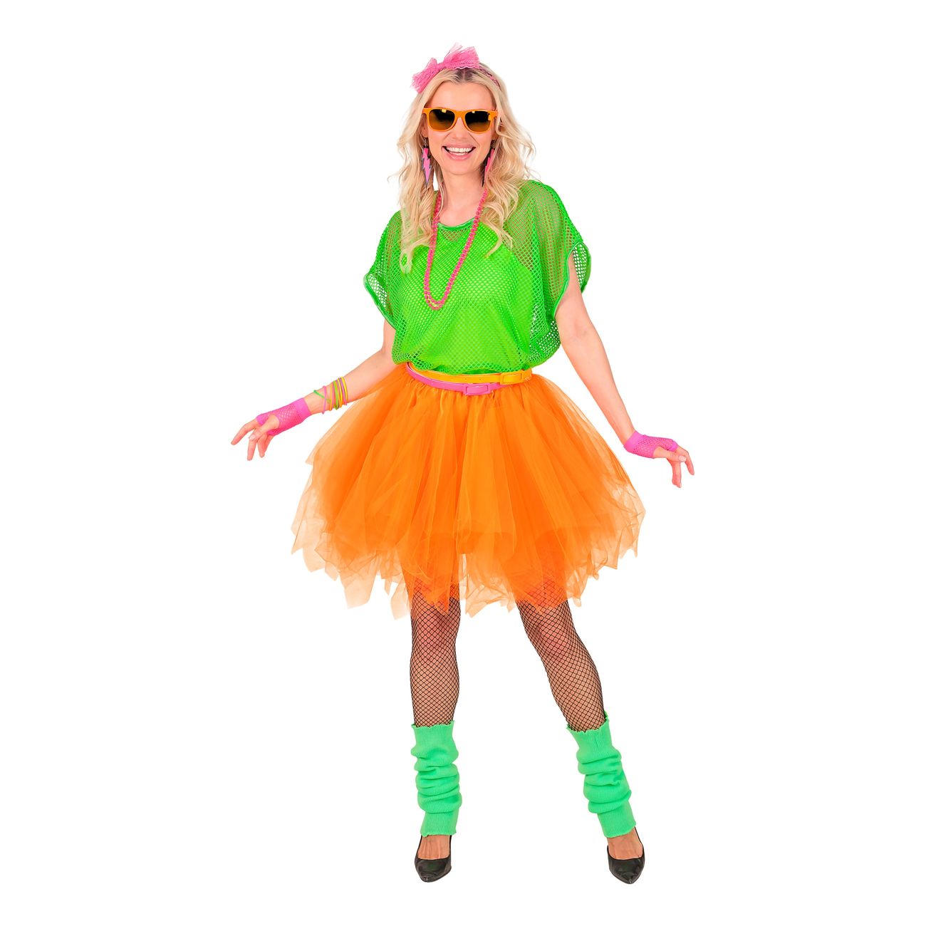 Neonorange Tyl Nederdel