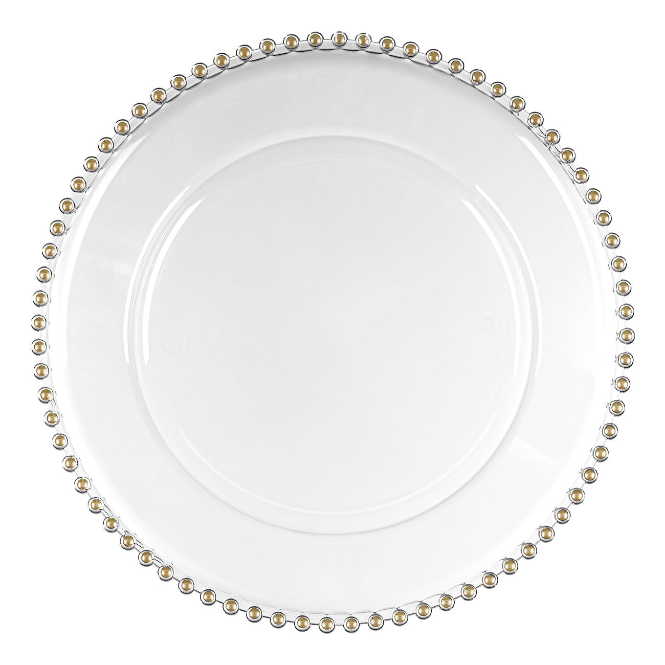 Underläggstallrik Transparent med Pärlor