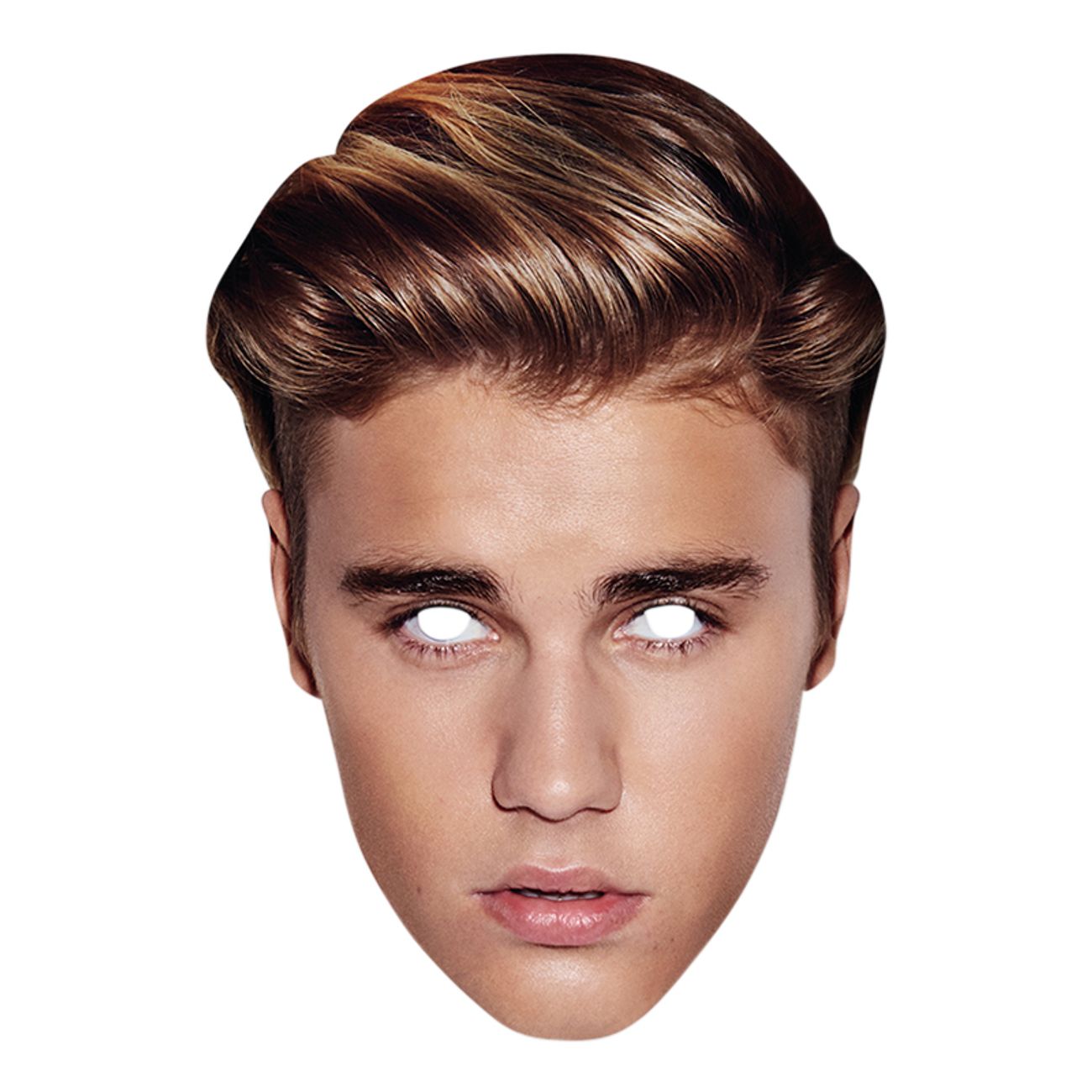 kronblad planer motivet Ung Justin Bieber Papmaske | Partykungen