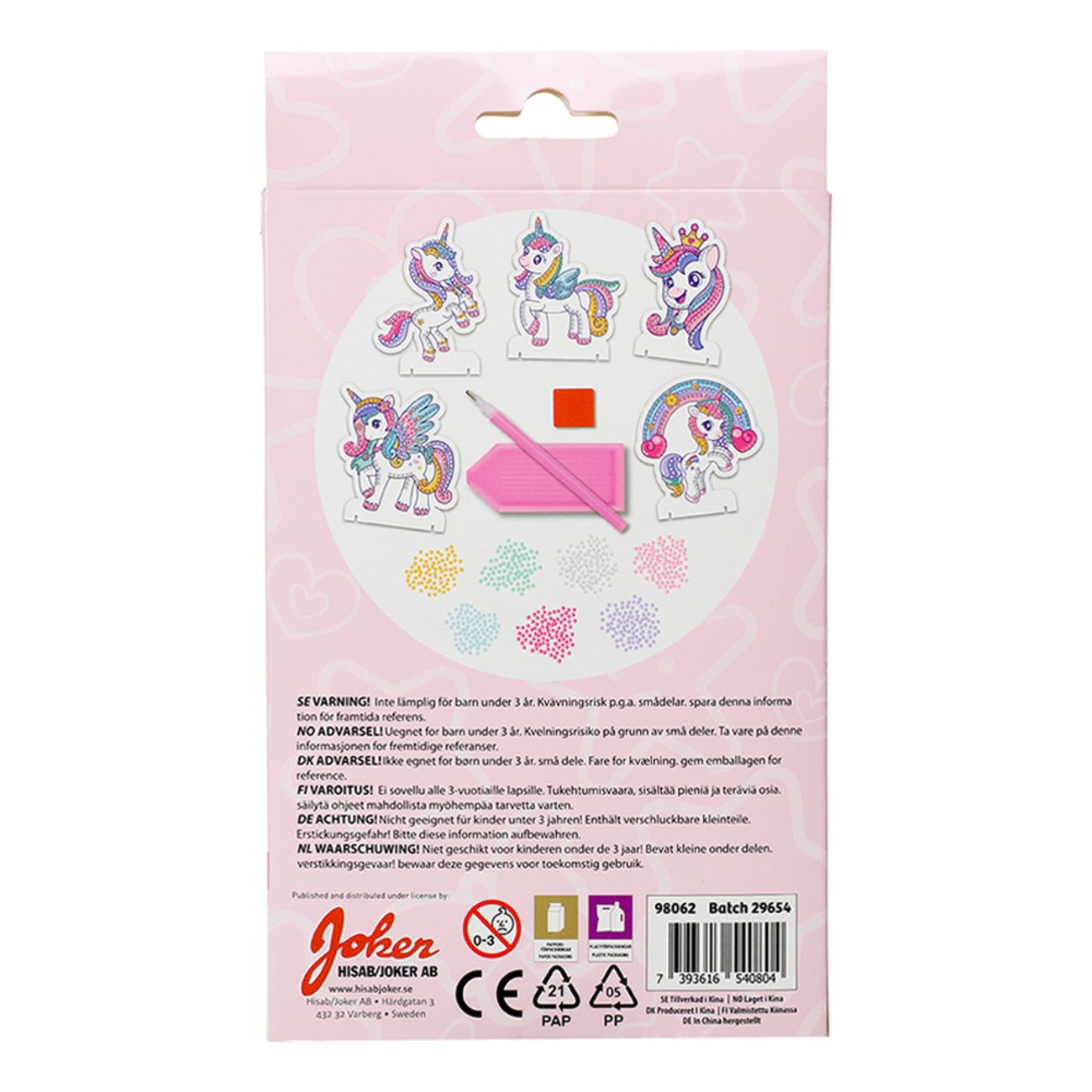 Unicorn Diamond Painting Pyssel