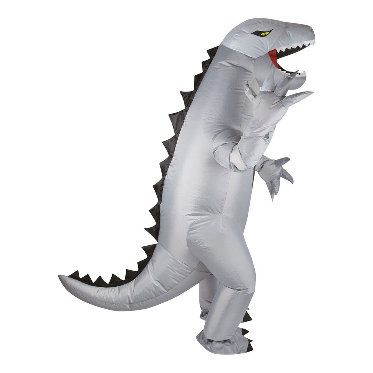 Uppblåsbar Dinosaurie Grå Maskeraddräkt