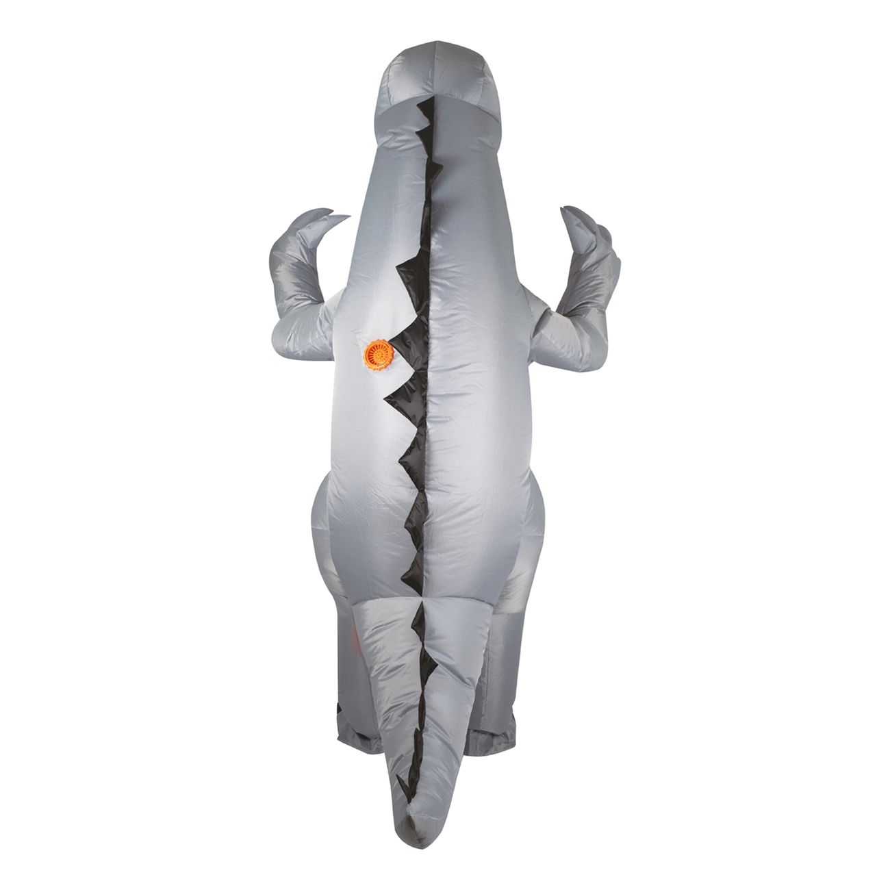 Uppblåsbar Dinosaurie Grå Maskeraddräkt