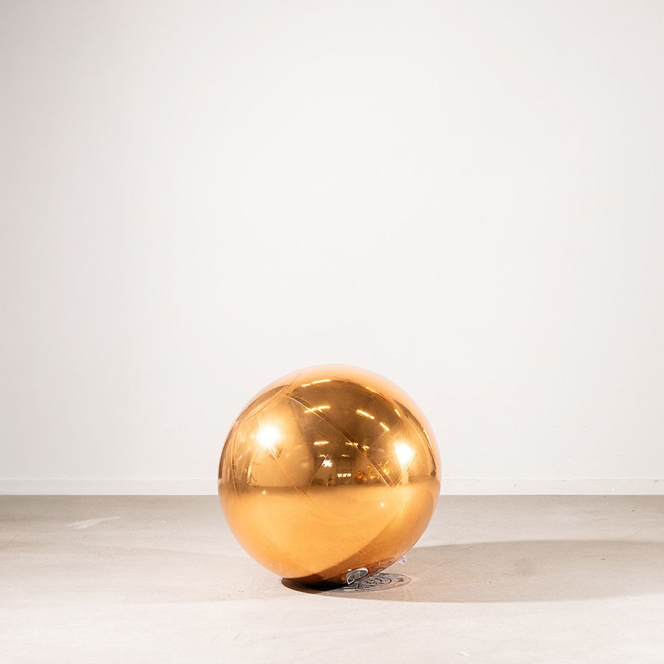 Uppblåsbar Spegelboll Guld