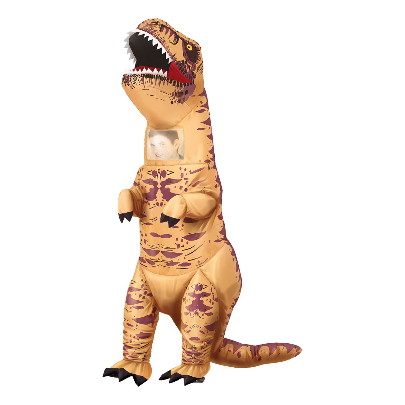 Uppblåsbar T-Rex Maskeraddräkt