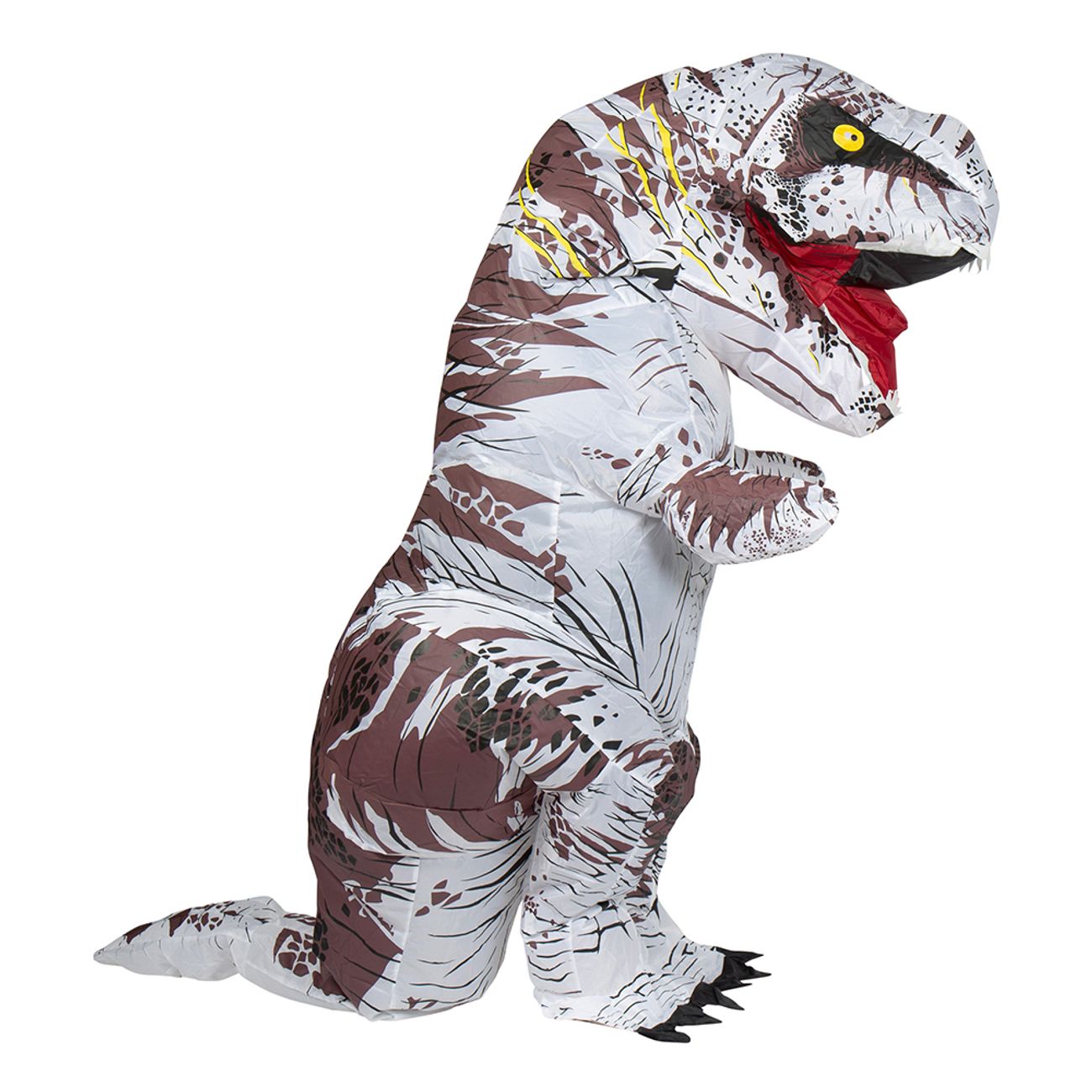 uppblasbar-t-rex-vit-maskeraddrakt-3