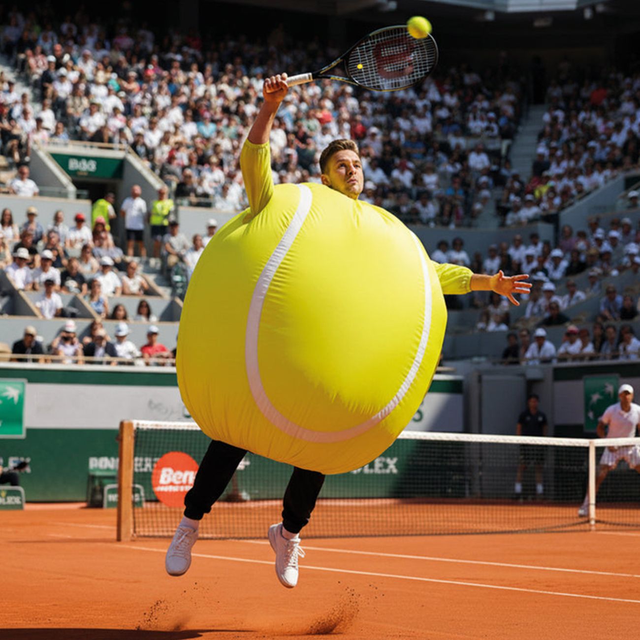 Uppblåsbar Tennisboll Maskeraddräkt