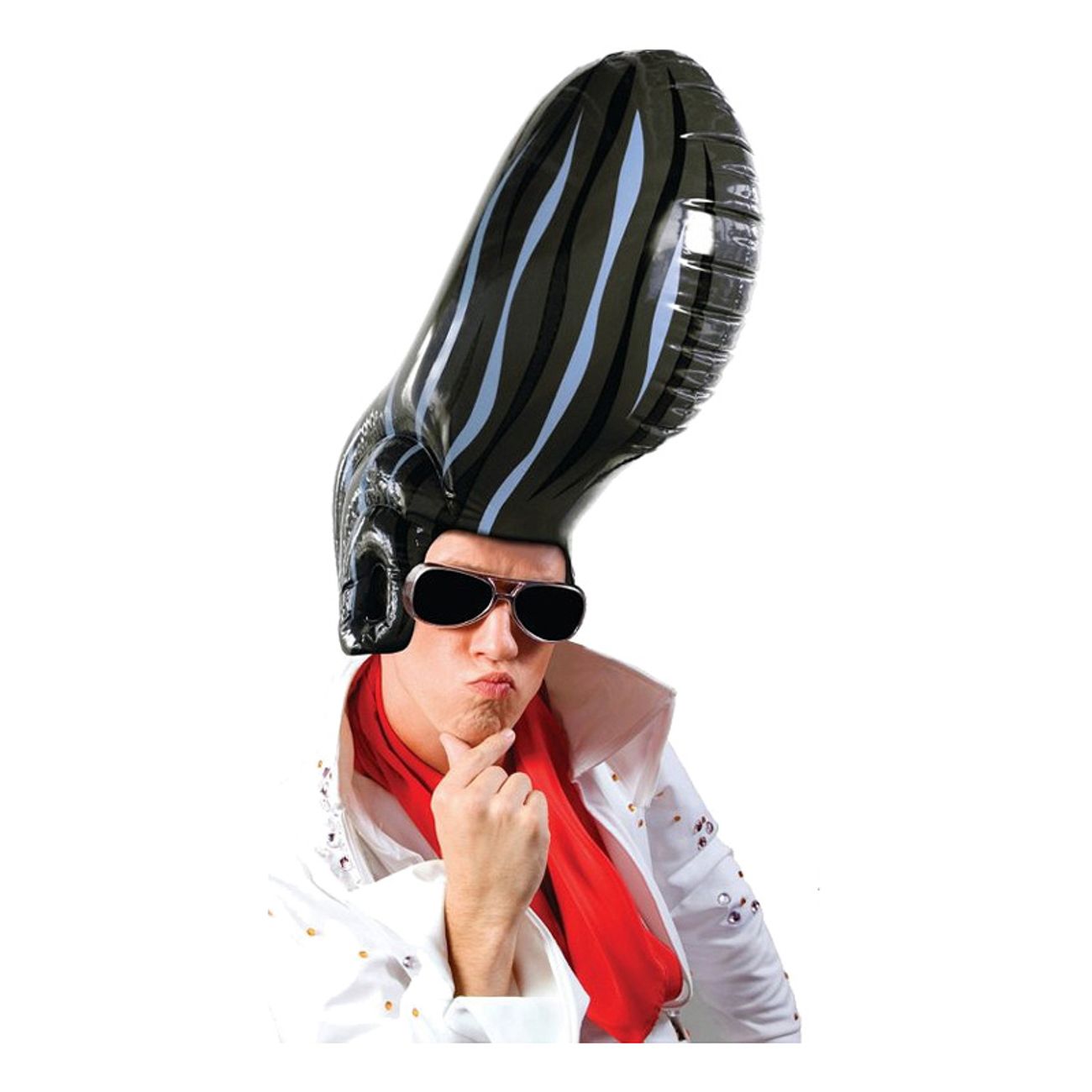 Uppblåsbara Peruker