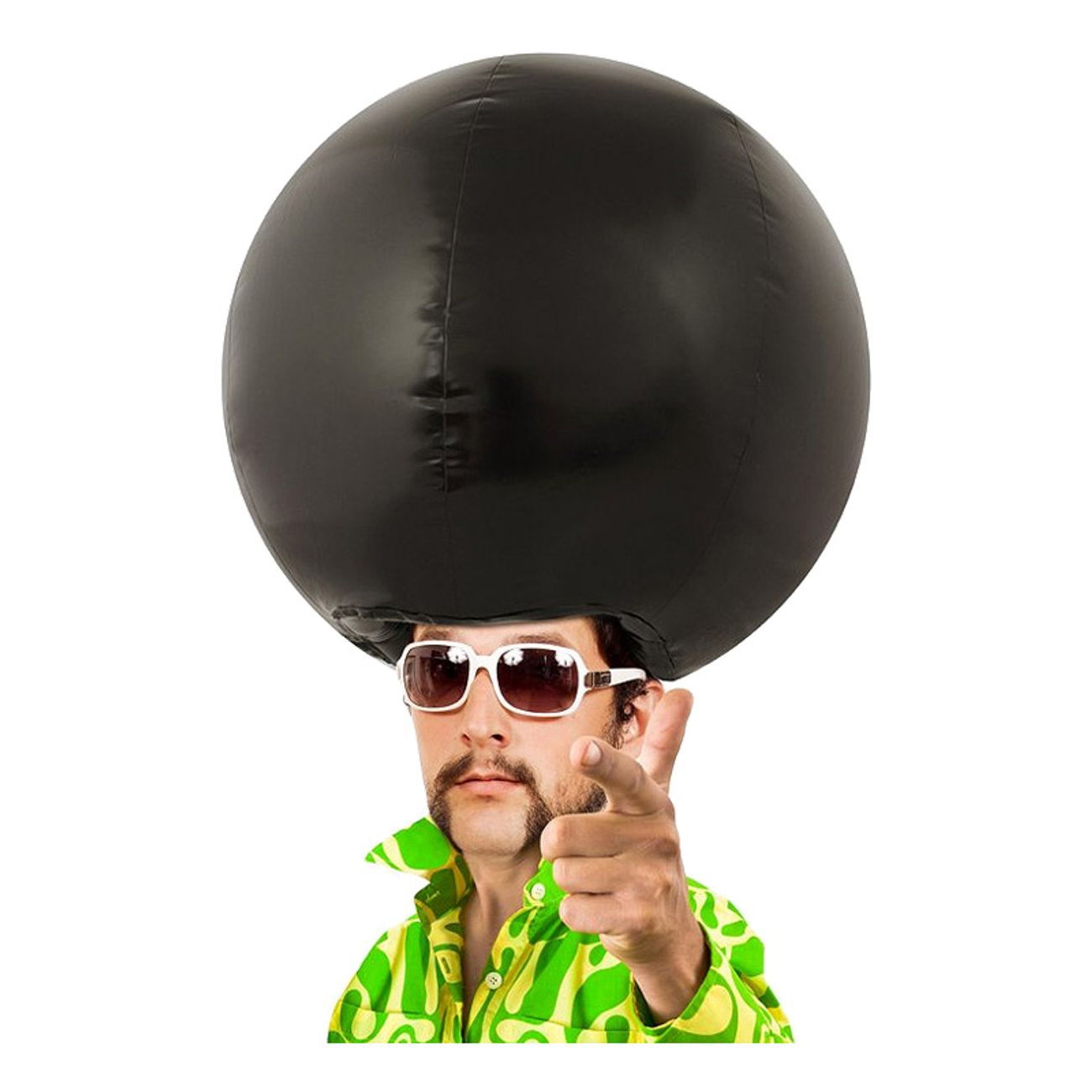 Uppblåsbara Peruker