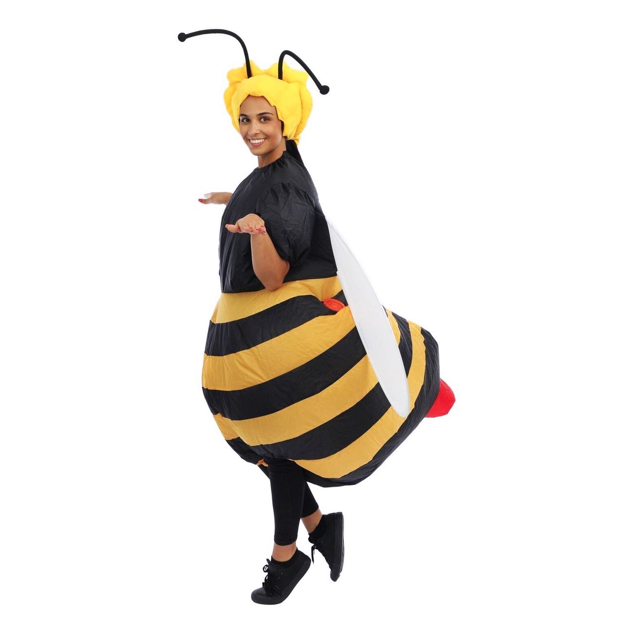 Uppblåsbart Bi Maskeraddräkt