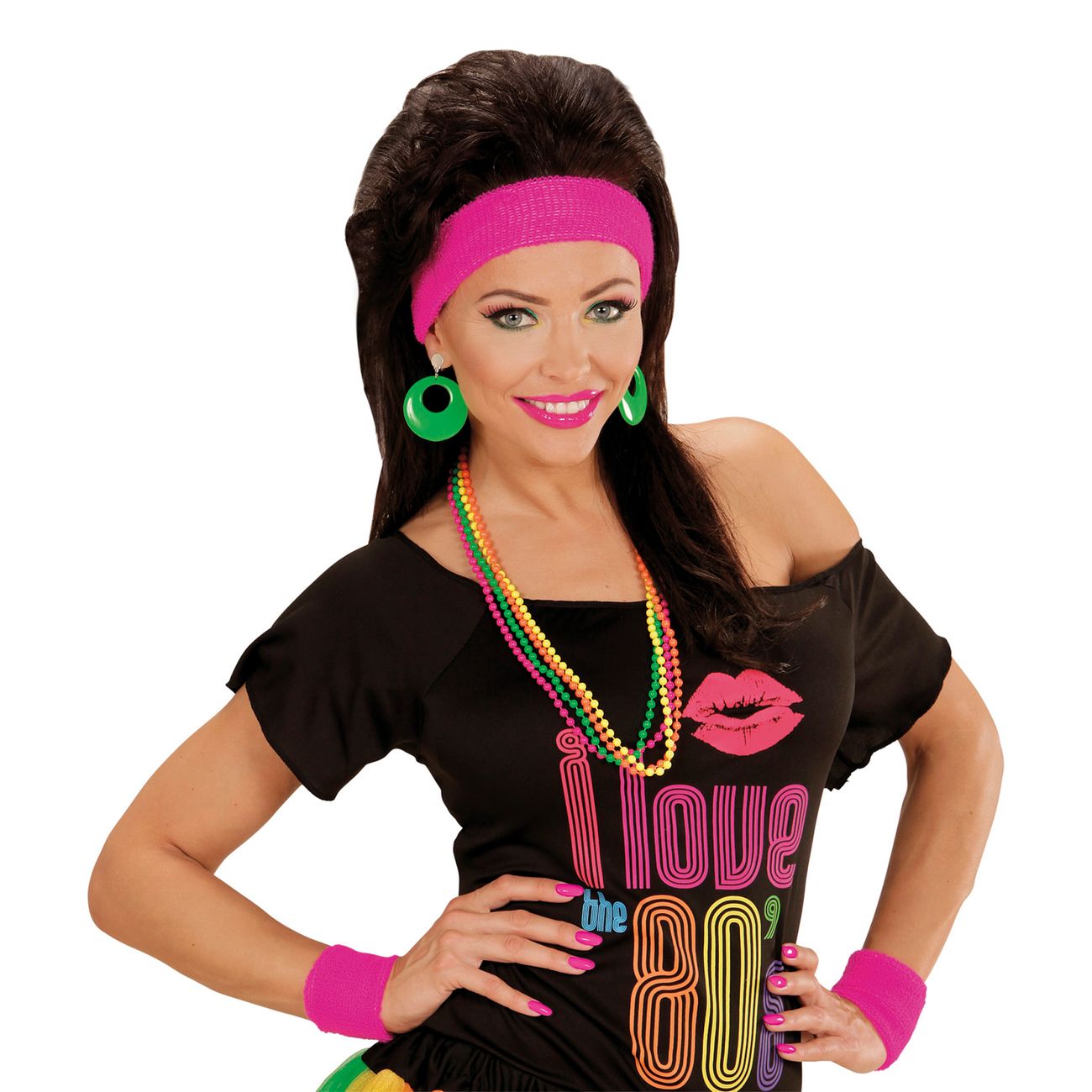 UV Neon Svettebånd Rosa