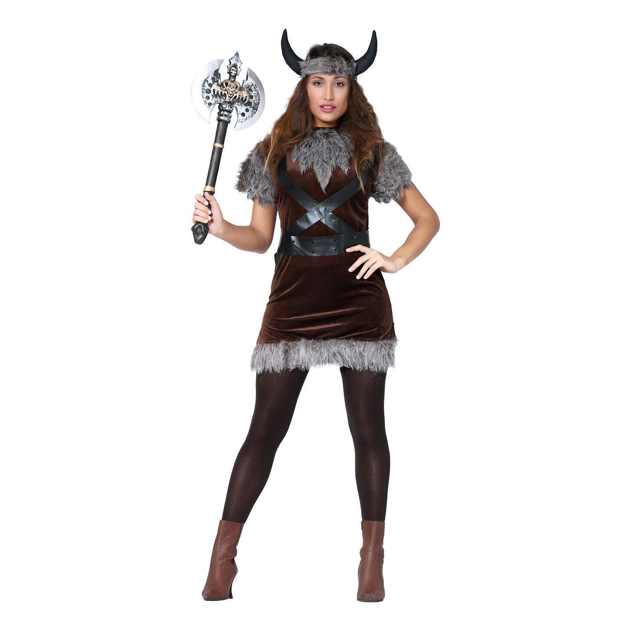 Viking Klänning Maskeraddräkt