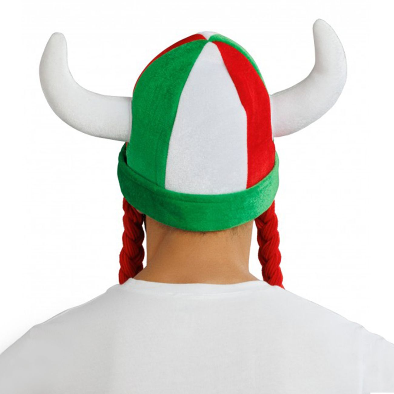 Vikingahjälm Italien med Flätor