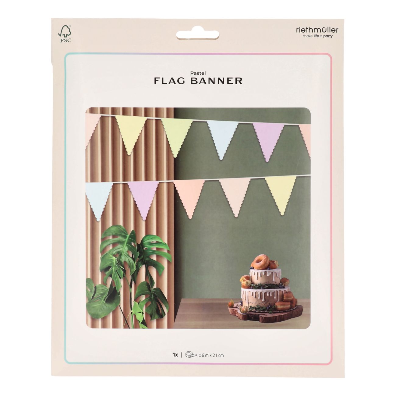 Vimpelgirlang Dreamy Pastel