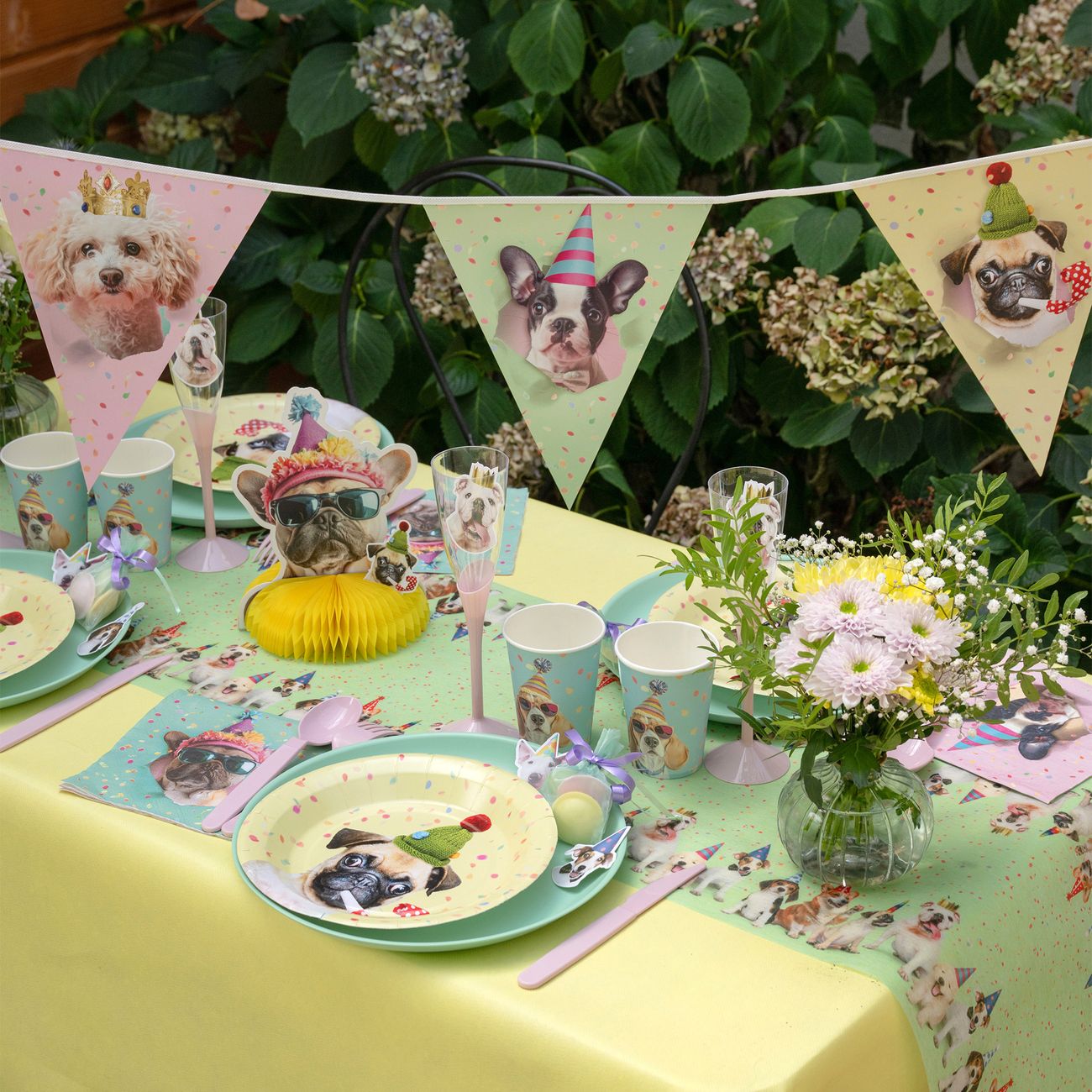 Vimpelgirlang Party Hund