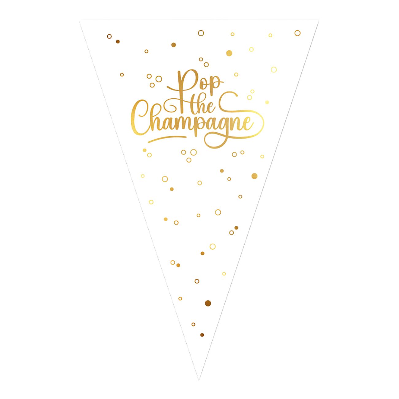 Vimpelgirlang Pop the Champagne
