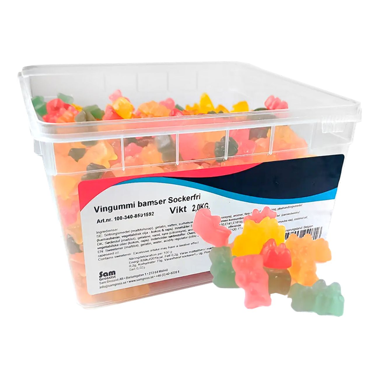 Vingummibamsar Sockerfri Storpack