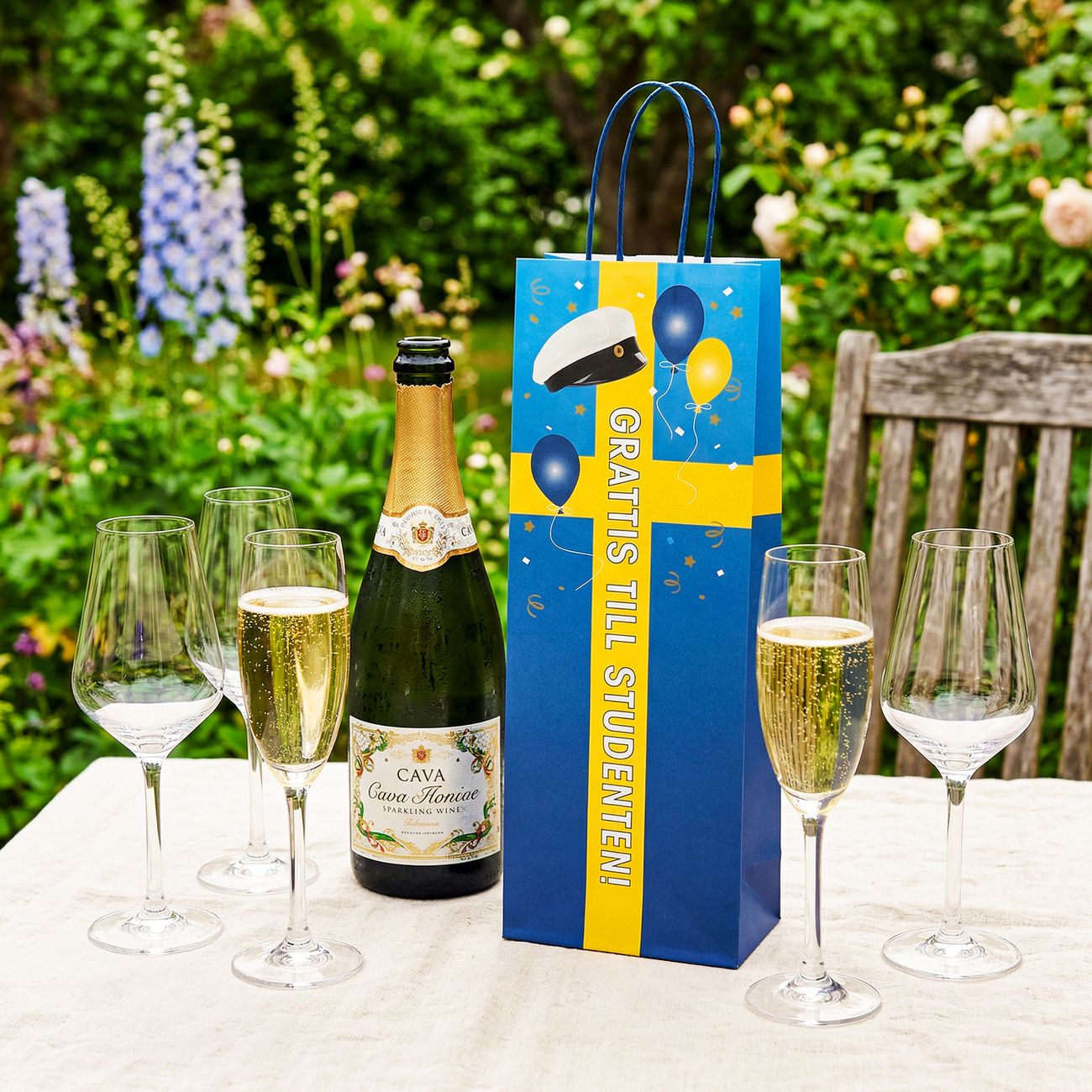 Vinpåse Grattis till Studenten