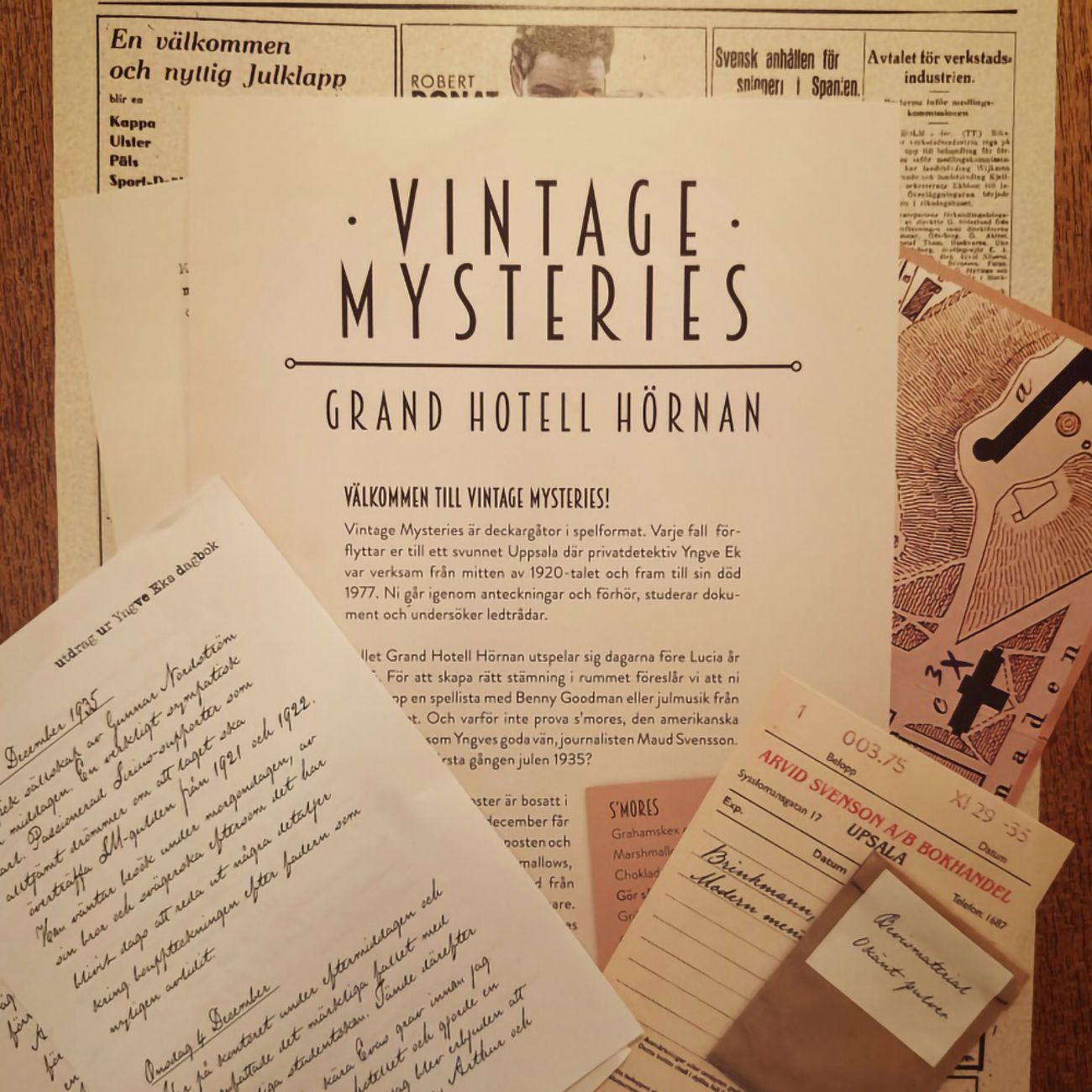 Vintage Mysteries Grand Hotell Hörnan