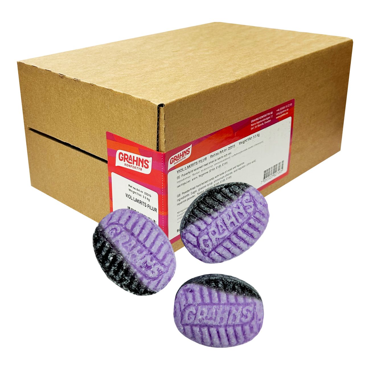 Viol/Lakrits Filur Storpack