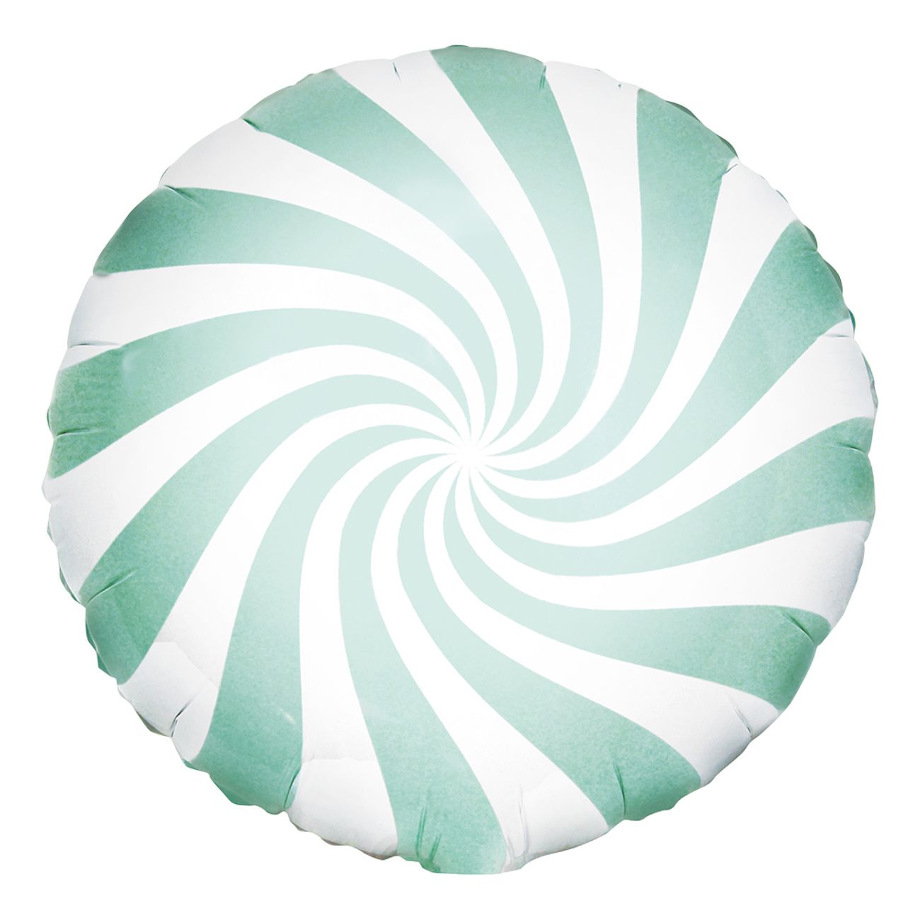 Vit/Mint Folieballong Candy