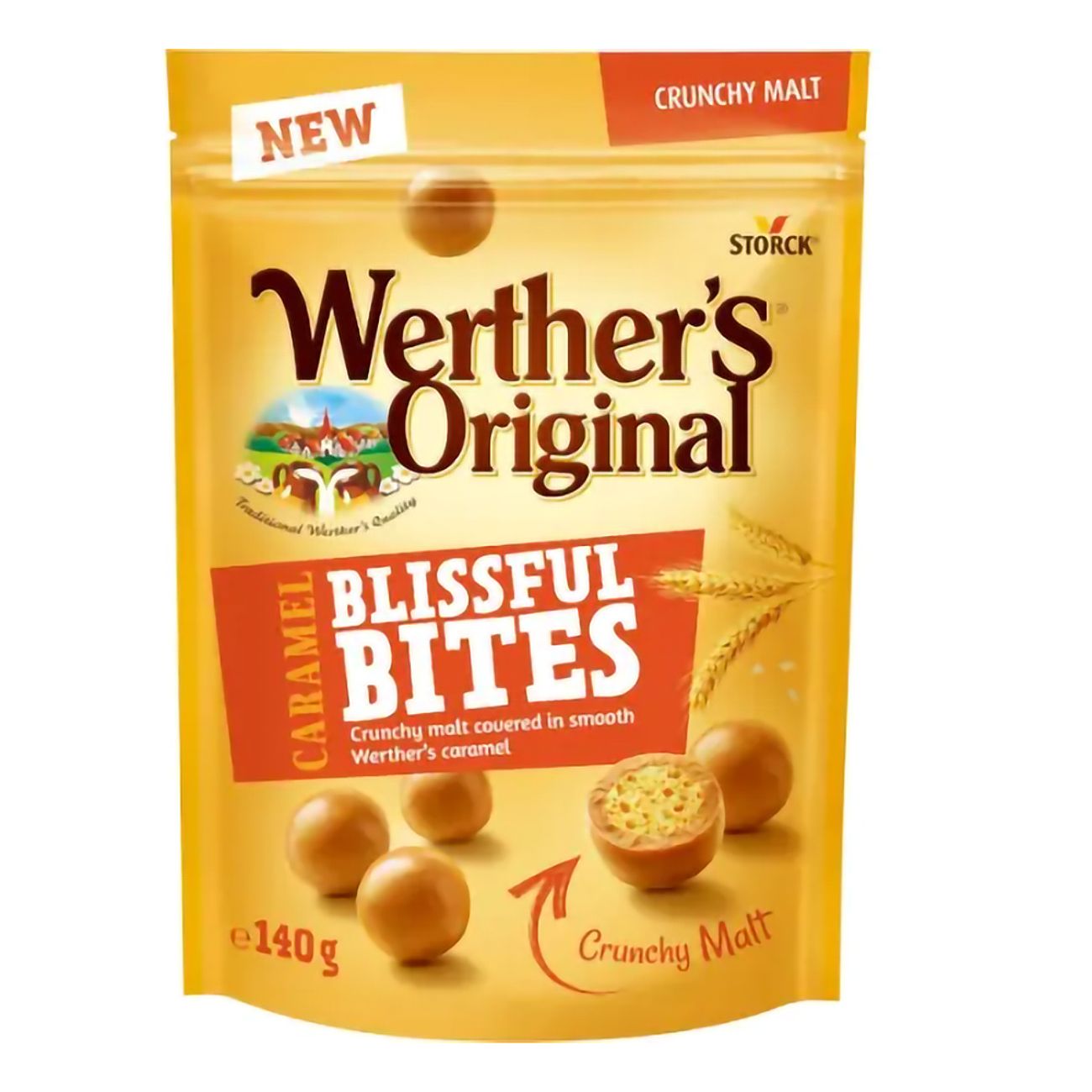 Werthers Original Caramel Blissful Bites Crunchy Malt