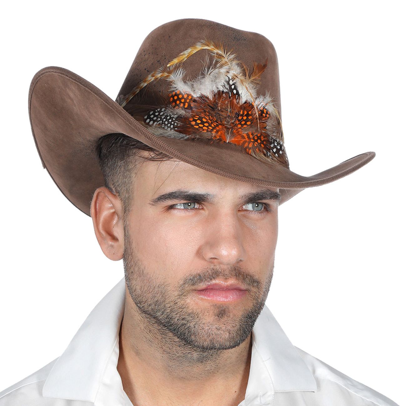 western-cowboyhatt-brun-med-fjadrar-107597-3