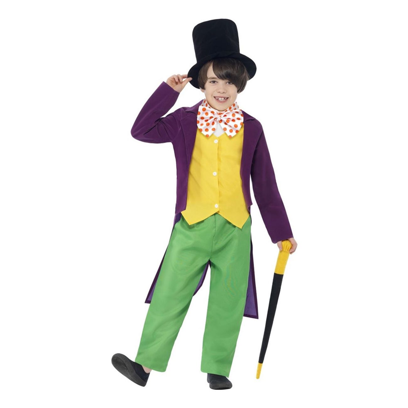Willy Wonka Barn Karnevalsdrakt