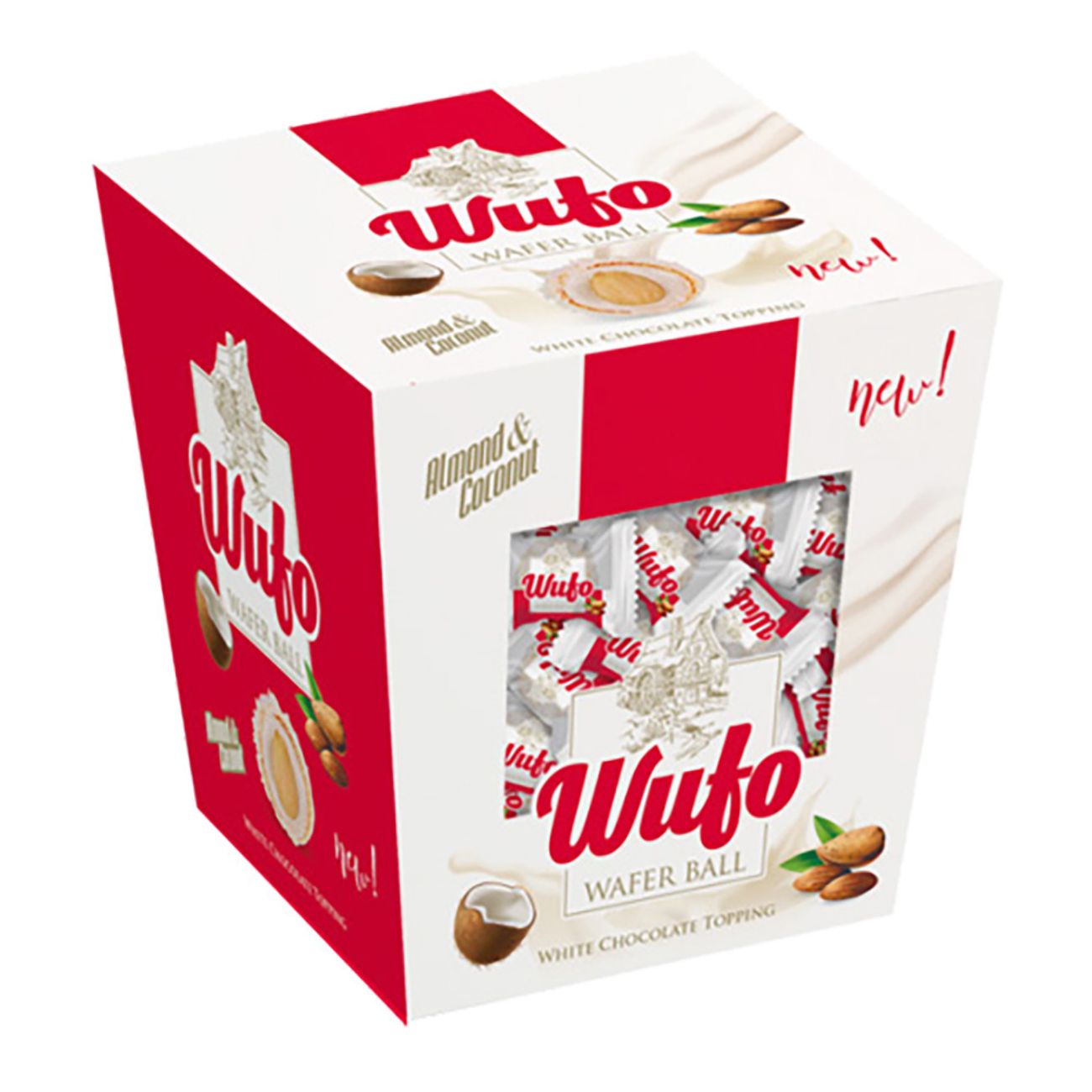 Wufo Wafer Ball Cream Almond