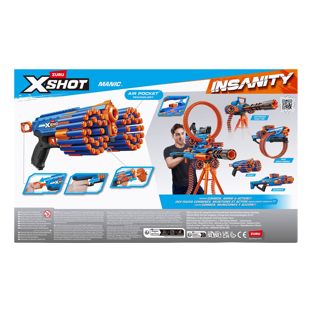 X-Shot Insanity Manic Blaster
