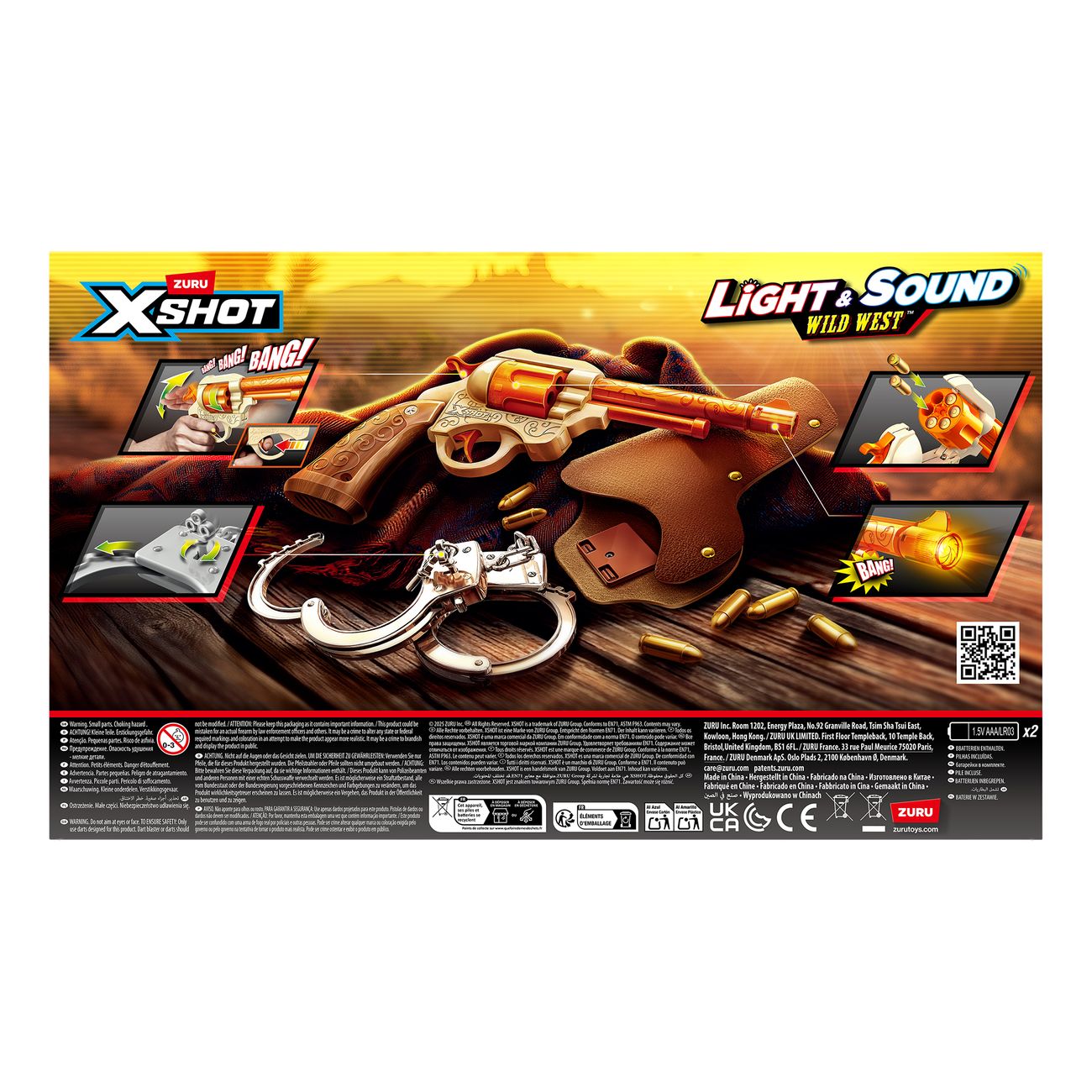 X-Shot Role Play Cowboy med Ljud & Ljus