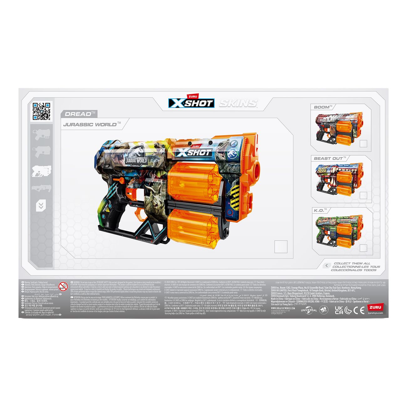 X-Shot Skins Dread Blaster Jurassic World Skin